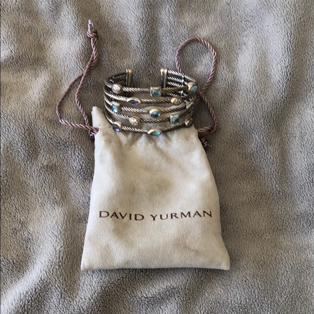 David Yurman blue topaz confetti bracelet